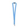 Lanyard Publicitaire Sécurisé Accessoire Kappin Matières : polyester Couleurs : bleu marquage laser ultra précis