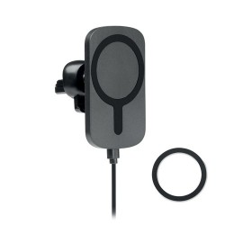 Chargeur sans fil magnétique personnalisé pas cher pour voiture ADIA Matières : ABS Couleurs : noir