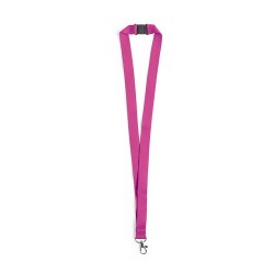 Lanyard Publicitaire Sécurisé Accessoire Kappin Matières : polyester Couleurs : fuchsia cadeau entreprise pas cher