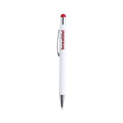 Stylet Bille Publicitaire Idéal Woner Matières : caoutchouc Couleurs : rouge