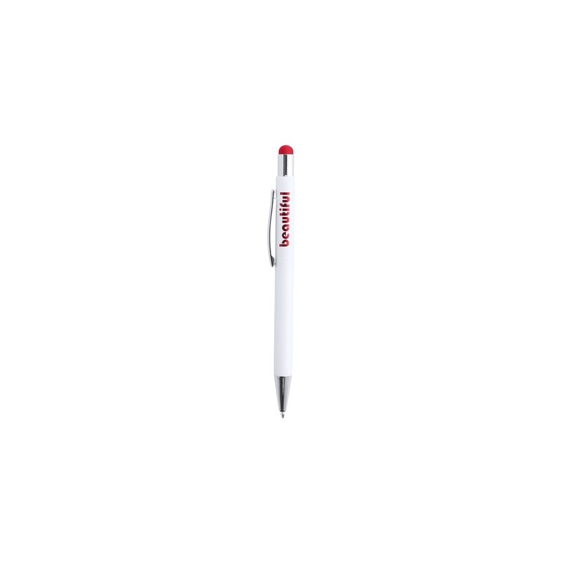 Stylet Bille Publicitaire Idéal Woner Matières : caoutchouc Couleurs : rouge