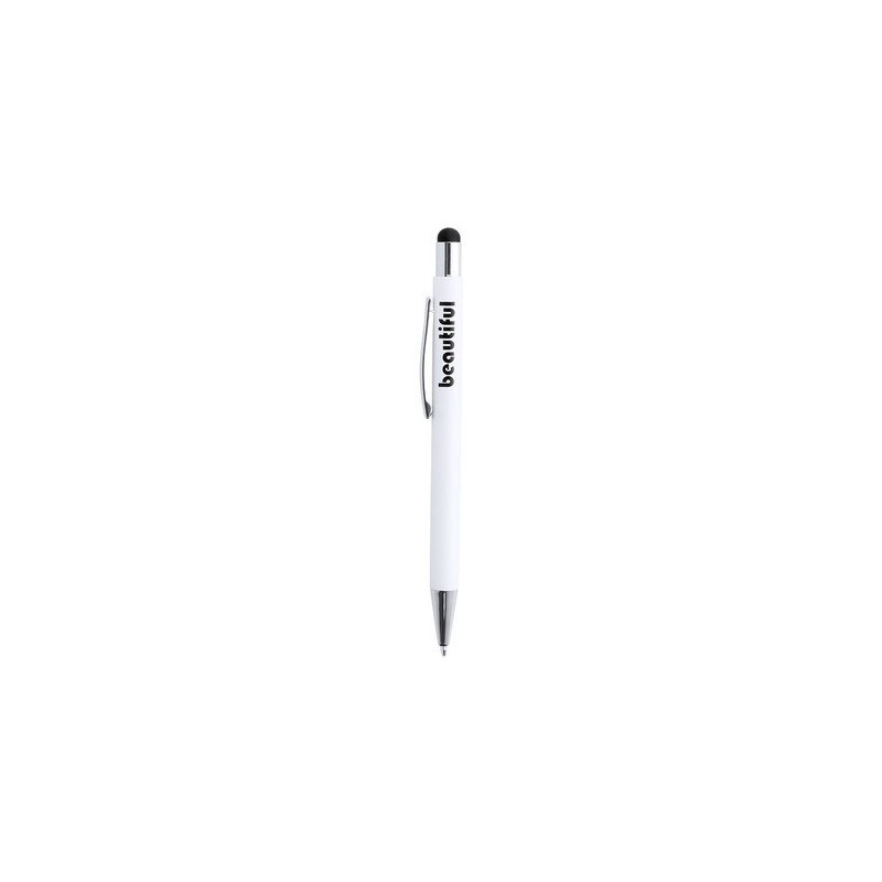 Stylet Bille Publicitaire Idéal Woner Matières : caoutchouc Couleurs : rouge cadeau collaborateur premium