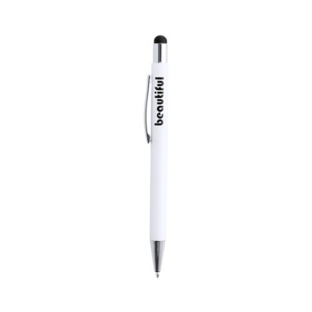 Stylet Bille Publicitaire Idéal Woner Matières : caoutchouc Couleurs : rouge cadeau collaborateur premium
