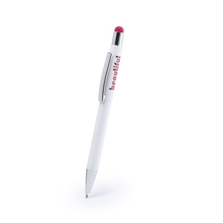 Stylet Bille Publicitaire Idéal Woner Matières : caoutchouc Couleurs : rouge objet promo petit budget