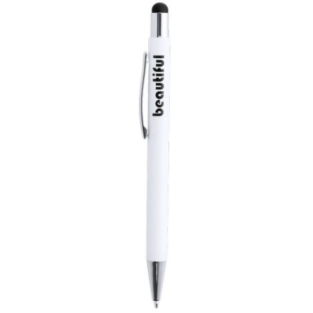 Stylet Bille Publicitaire Idéal Woner Matières : caoutchouc Couleurs : rouge objet promo petit budget