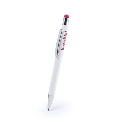 Stylet Bille Publicitaire Idéal Woner Matières : caoutchouc Couleurs : jaune marquage laser ultra précis