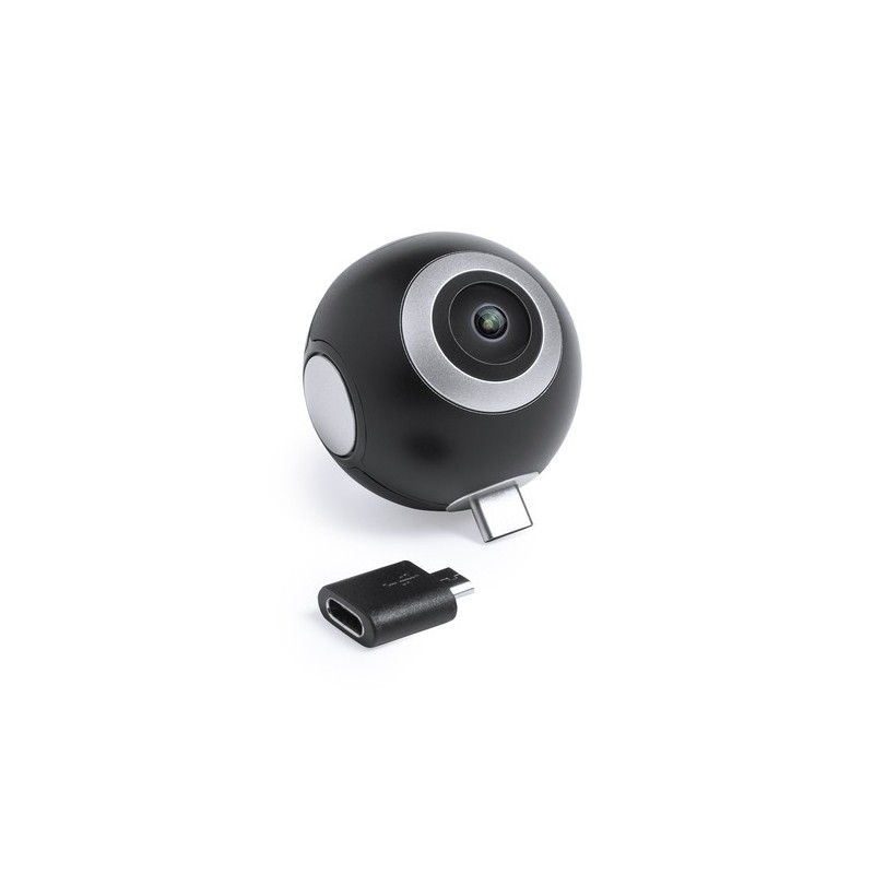 Caméra 360° Personnalisée Haute Définition Ribben Couleurs : noir