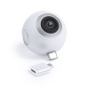 Caméra 360° Personnalisée Haute Définition Ribben Couleurs : blanc personnalisable avec votre logo
