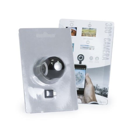 Caméra 360° Personnalisée Haute Définition Ribben Couleurs : blanc objet promotionnel éco-responsable