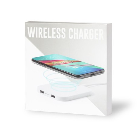 Chargeur Sans Fil Personnalisé Élégant Puissant Pas Cher Donson Couleurs : blanc impression haute définition