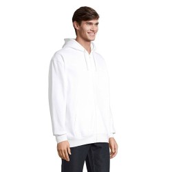 Veste Zippée Éco-responsable Unisexe Personnalisée - CARTER Taille textile : XXL Couleurs : blanc accessoire événementiel unique