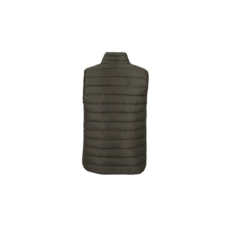 Gilet Bodywarmer Éco-responsable Personnalisé Femme - SOL'S STREAM Taille textile : M Couleurs : vert armée personnalisable avec