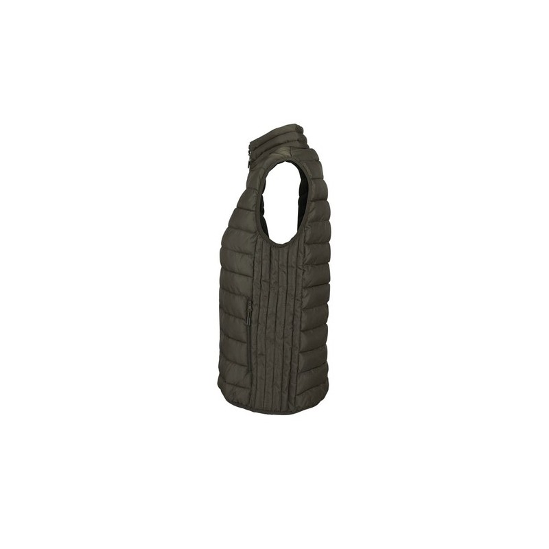Gilet Bodywarmer Éco-responsable Personnalisé Femme - SOL'S STREAM Taille textile : M Couleurs : vert armée marquage laser ultra