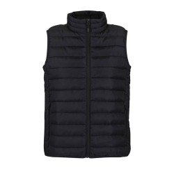 Gilet Bodywarmer Éco-responsable Personnalisé Femme - SOL'S STREAM Taille textile : L Couleurs : noir objet promotionnel éco-res