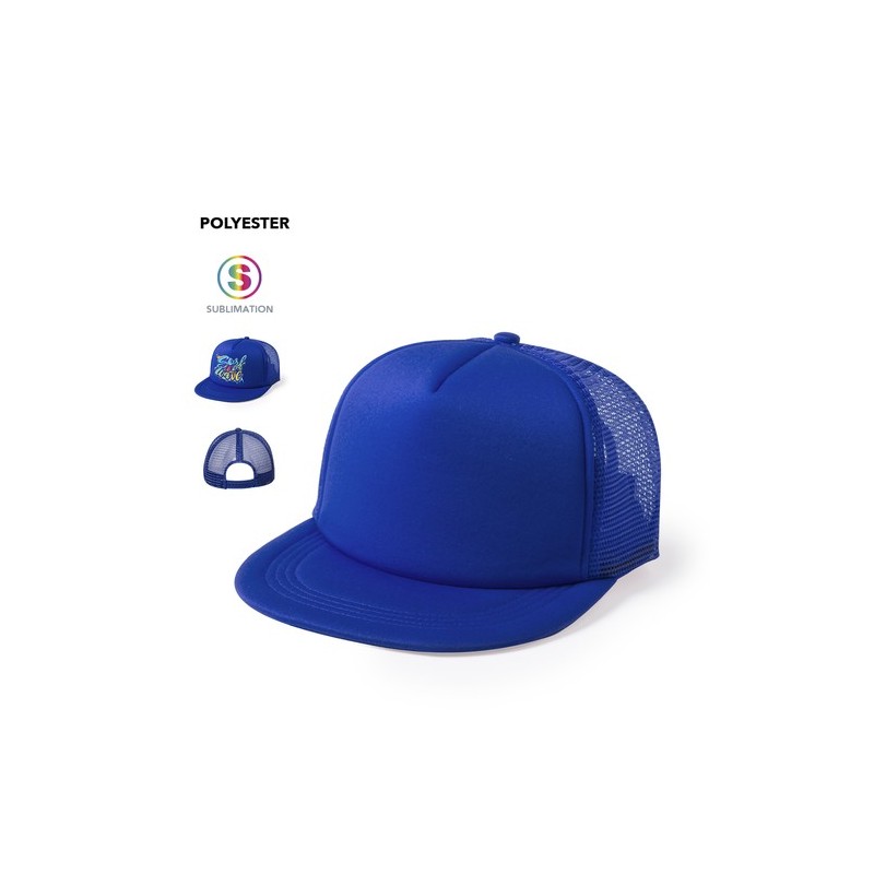 Casquette Tendance Personnalisée Yobs Matières : polyester Couleurs : bleu cadeau client original