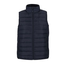Gilet Bodywarmer Éco-responsable Personnalisé Femme - SOL'S STREAM Taille textile : L Couleurs : french navy impression logo hau
