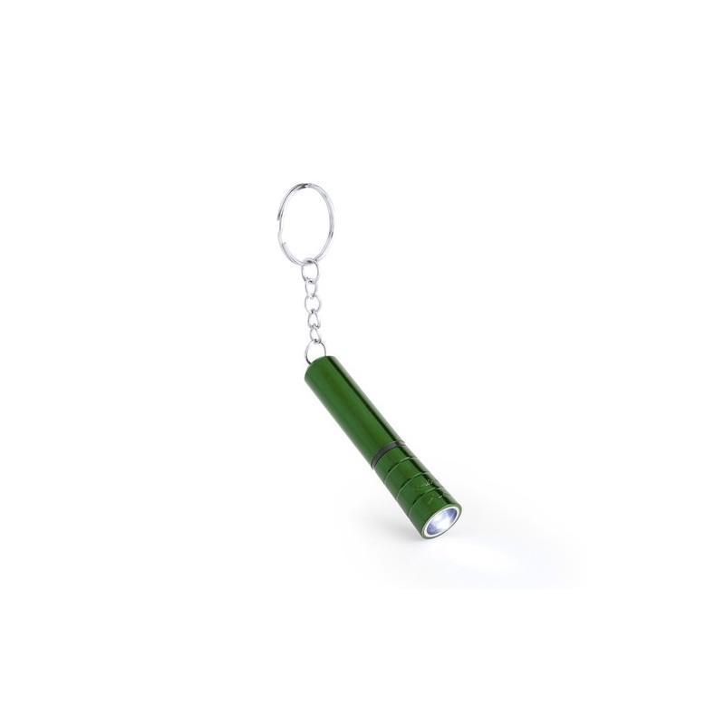 Porte-Clés Pratique avec Lampe Éco-responsable - Flonse Couleurs : rouge objet publicitaire robuste