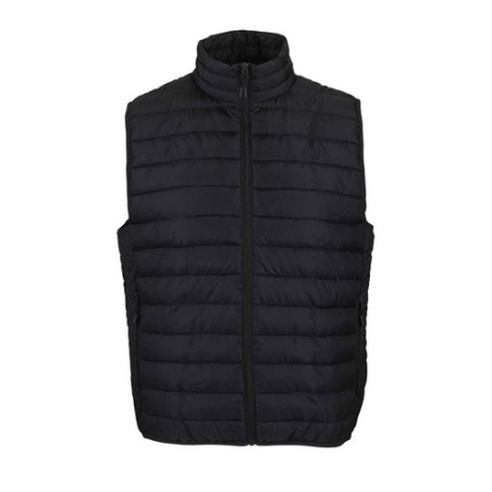 Gilet bodywarmer confortable et stylé personnalisé pour hommes STREAM MEN Matières : coton Taille textile : L Couleurs : noir go