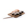 Set Chic Personnalisé d'Ustensiles de Cuisine Baguettes Nesty Matières : bambou Couleurs : blanc personnalisation rapide en Fran