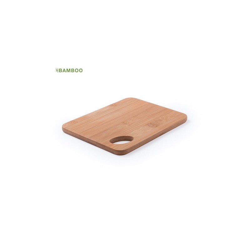 Planche à Découper Personnalisée Pratique en Ruban Matières : bambou personnalisable avec votre logo
