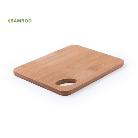 Planche à Découper Personnalisée Pratique en Ruban Matières : bambou personnalisable avec votre logo