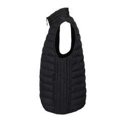 Gilet bodywarmer confortable et stylé personnalisé pour hommes STREAM MEN Matières : coton Taille textile : L Couleurs : noir im