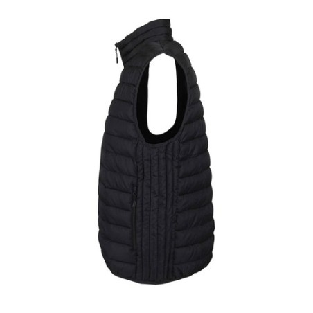 Gilet bodywarmer confortable et stylé personnalisé pour hommes STREAM MEN Matières : coton Taille textile : L Couleurs : noir im