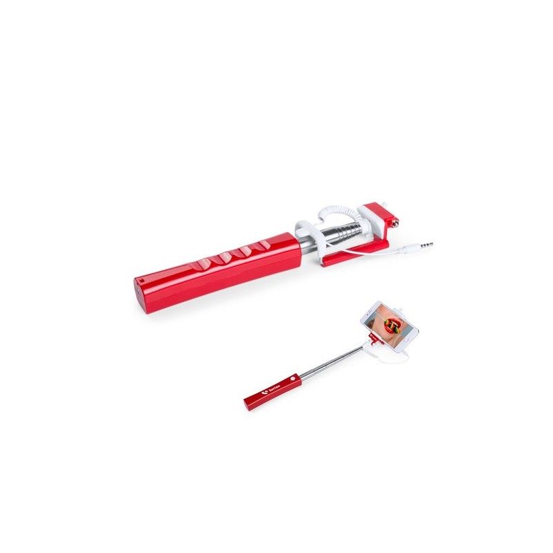 Bâton Selfie Personnalisé Ergonomique Économique - Kroper Matières : acier inoxydable Couleurs : vert marquage couleur éclatante