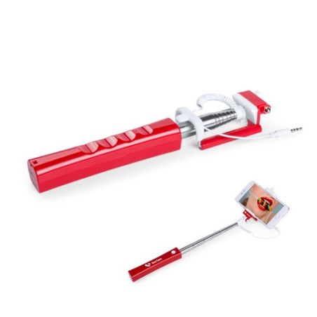 Bâton Selfie Personnalisé Ergonomique Économique - Kroper Matières : acier inoxydable Couleurs : vert marquage couleur éclatante