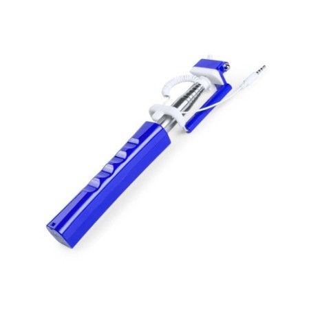 Bâton Selfie Personnalisé Ergonomique Économique - Kroper Matières : acier inoxydable Couleurs : bleu cadeau entreprise pas cher