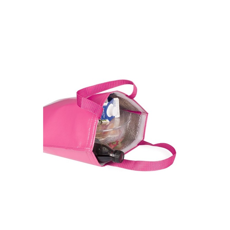 Sac Isotherme Éco-responsable Personnalisé - Glacière Hobart Matières : aluminium Couleurs : jaune personnalisable avec votre lo