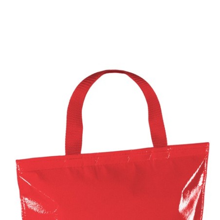 Sac Isotherme Éco-responsable Personnalisé - Glacière Hobart Matières : aluminium Couleurs : jaune marquage couleur éclatante