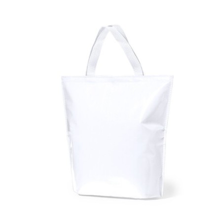 Sac Isotherme Éco-responsable Personnalisé - Glacière Hobart Matières : aluminium Couleurs : jaune objet promotionnel éco-respon