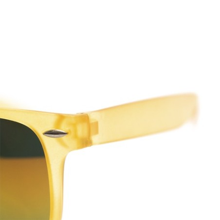 Lunettes de Soleil Personnalisées avec Protection UV400 - Nival Couleurs : jaune goodies entreprise design