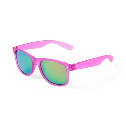 Lunettes de Soleil Personnalisées avec Protection UV400 - Nival Couleurs : fuchsia marquage laser ultra précis