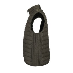 Gilet bodywarmer confortable et stylé personnalisé pour hommes STREAM MEN Matières : coton Taille textile : L Couleurs : vert ar