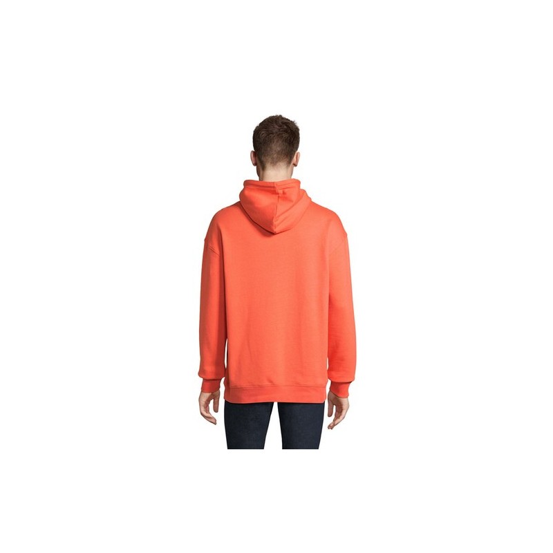 Sweat-Shirt Éco-responsable Unisex à Capuche Personnalisé CONDOR Matières : coton Taille textile : L Couleurs : pop orange acces