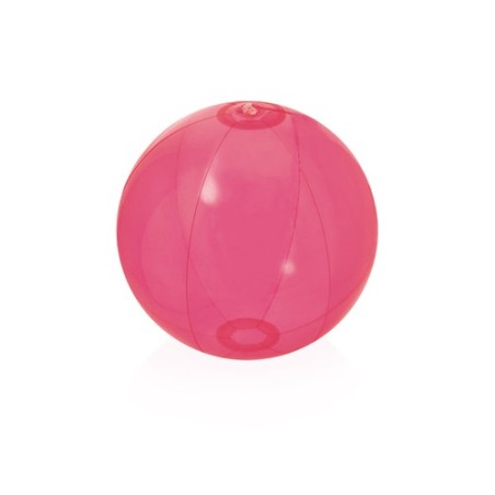 Ballon de plage personnalisable  Nemon Matières : PVC Couleurs : orange translucide objet promo petit budget