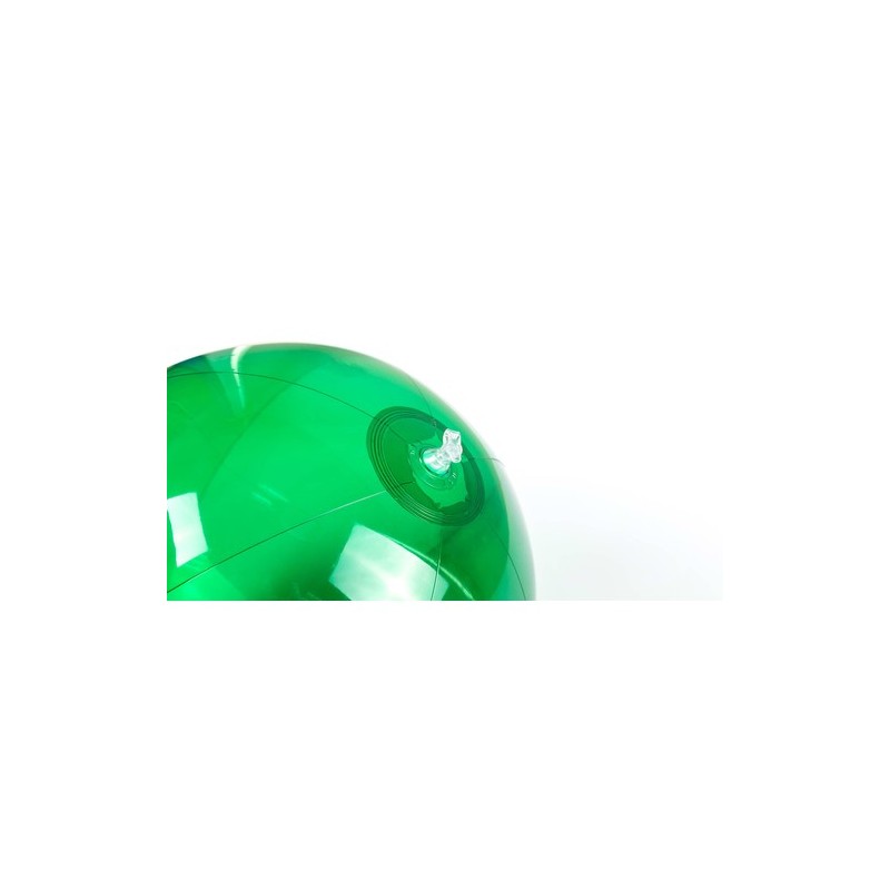 Ballon de plage personnalisable  Nemon Matières : PVC Couleurs : orange translucide impression logo haute qualité