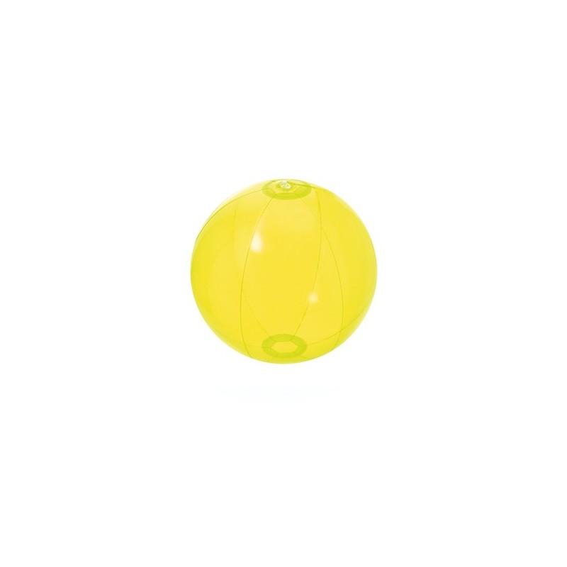 Ballon de plage personnalisable  Nemon Matières : PVC Couleurs : bleu translucide goodies publicitaire durable