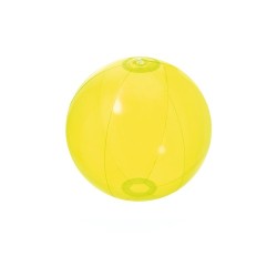 Ballon de plage personnalisable  Nemon Matières : PVC Couleurs : rouge translucide marquage couleur éclatante