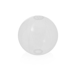 Ballon de plage personnalisable  Nemon Matières : PVC Couleurs : blanc translucide impression haute définition