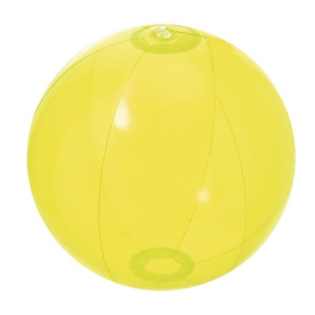 Ballon de plage personnalisable  Nemon Matières : PVC Couleurs : blanc translucide marquage laser ultra précis