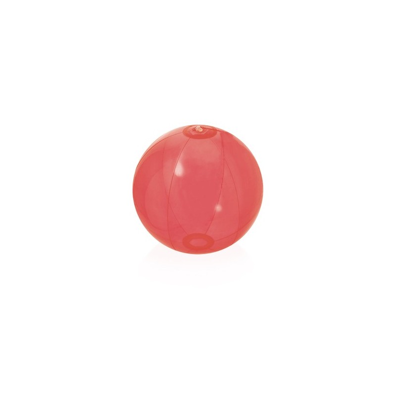 Ballon de plage personnalisable  Nemon Matières : PVC Couleurs : fuchsia translucide impression haute définition