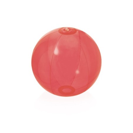 Ballon de plage personnalisable  Nemon Matières : PVC Couleurs : fuchsia translucide impression haute définition