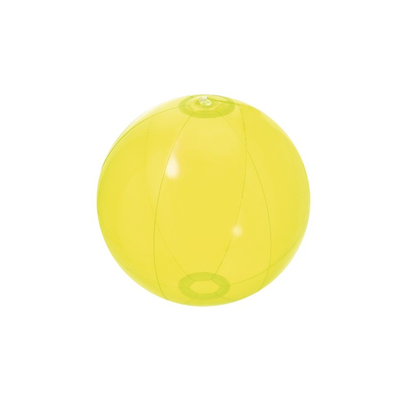 Ballon de plage personnalisable  Nemon Matières : PVC Couleurs : vert translucide accessoire événementiel unique