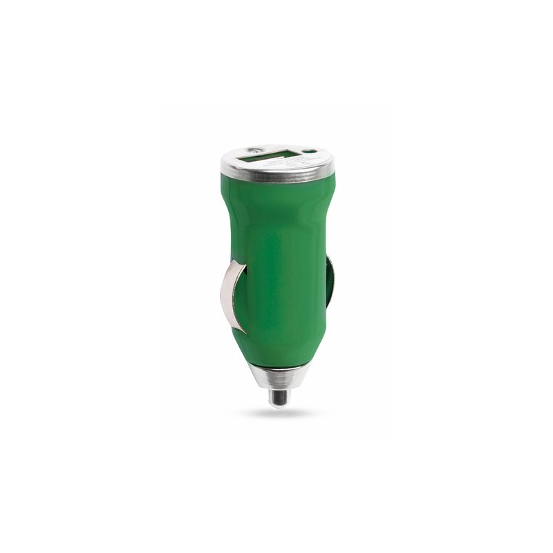 Chargeur USB Voiture Personnalisé - Hikal pas cher Couleurs : vert objet promotionnel éco-responsable