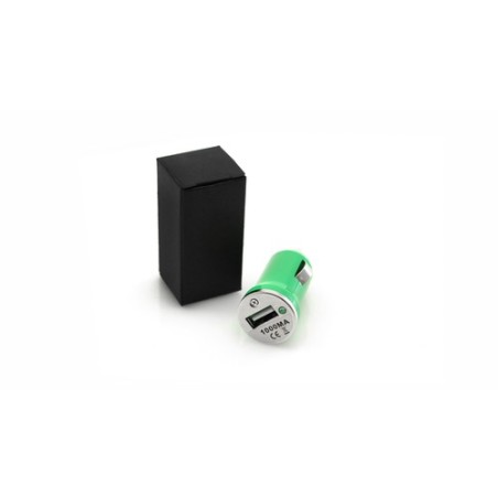 Chargeur USB Voiture Personnalisé - Hikal pas cher Couleurs : vert goodies publicitaire événementiel