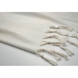 Fouta  et élégante personnalisée 140 gr/m² AGOURA Matières : coton recyclé Couleurs : gris personnalisation sur mesure