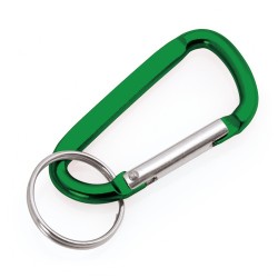 Mousqueton en Aluminium Personnalisé Idéal pour vos Clés - Zoko Matières : aluminium Couleurs : vert personnalisation rapide en 